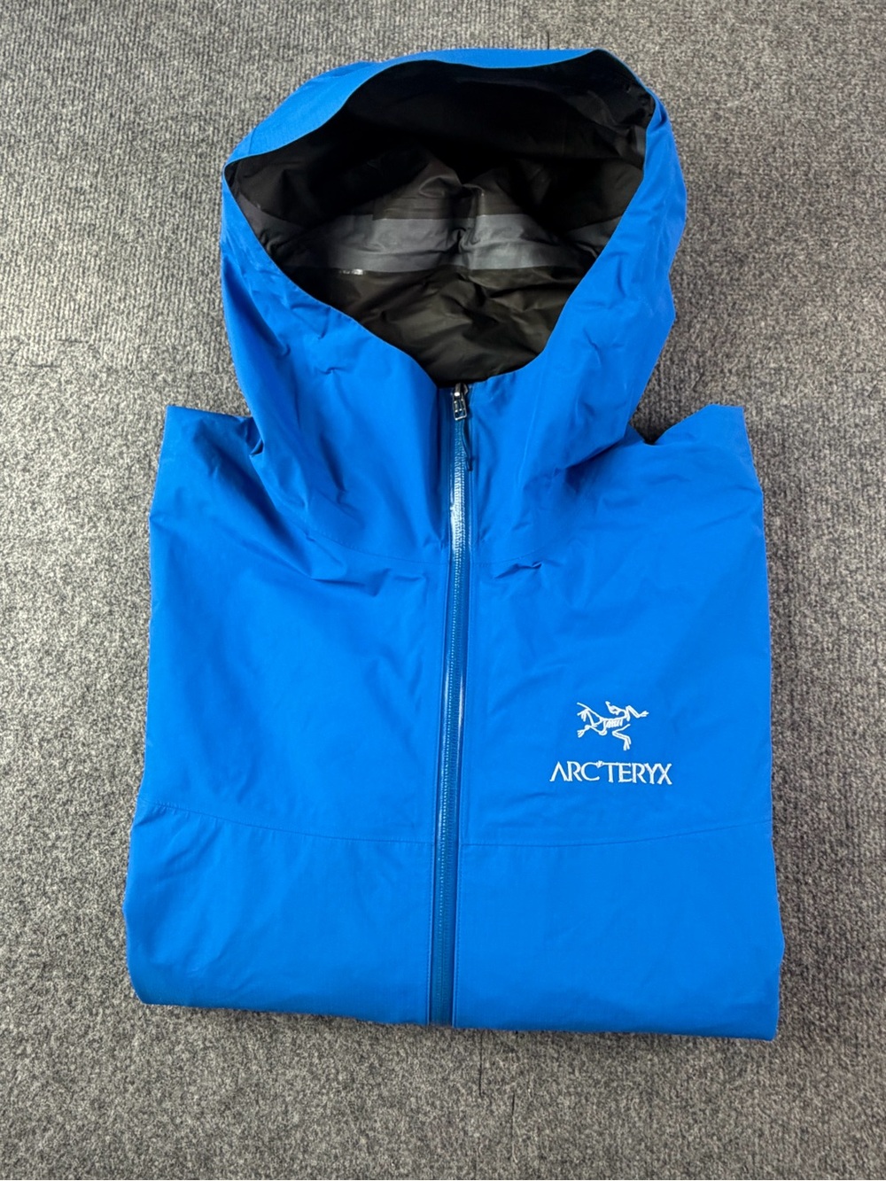 Arc’teryx Beta SL Mens Full Zip Waterproof Hooded Lightweight Jacket Sz XL Blue